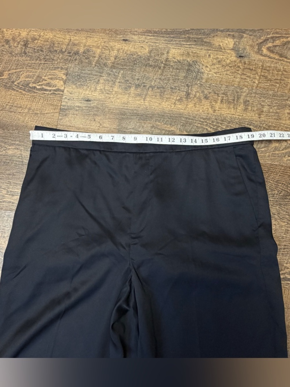 NEW Banana Republic $100 Hayden Wide-Leg High Rise Pull-On Pant Black Sz XL - Picture 7 of 15